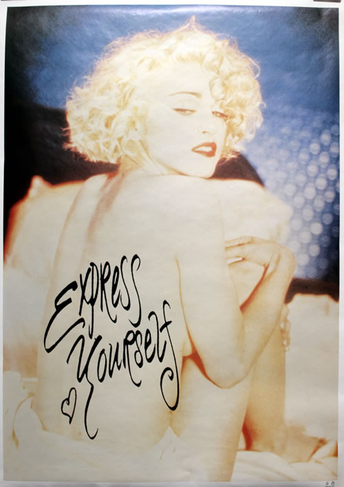 Madonna Express Yourself UK poster (560591)